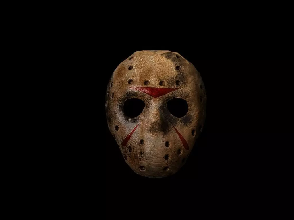 Jason Voorhes Mask Low-poly 3D model_0