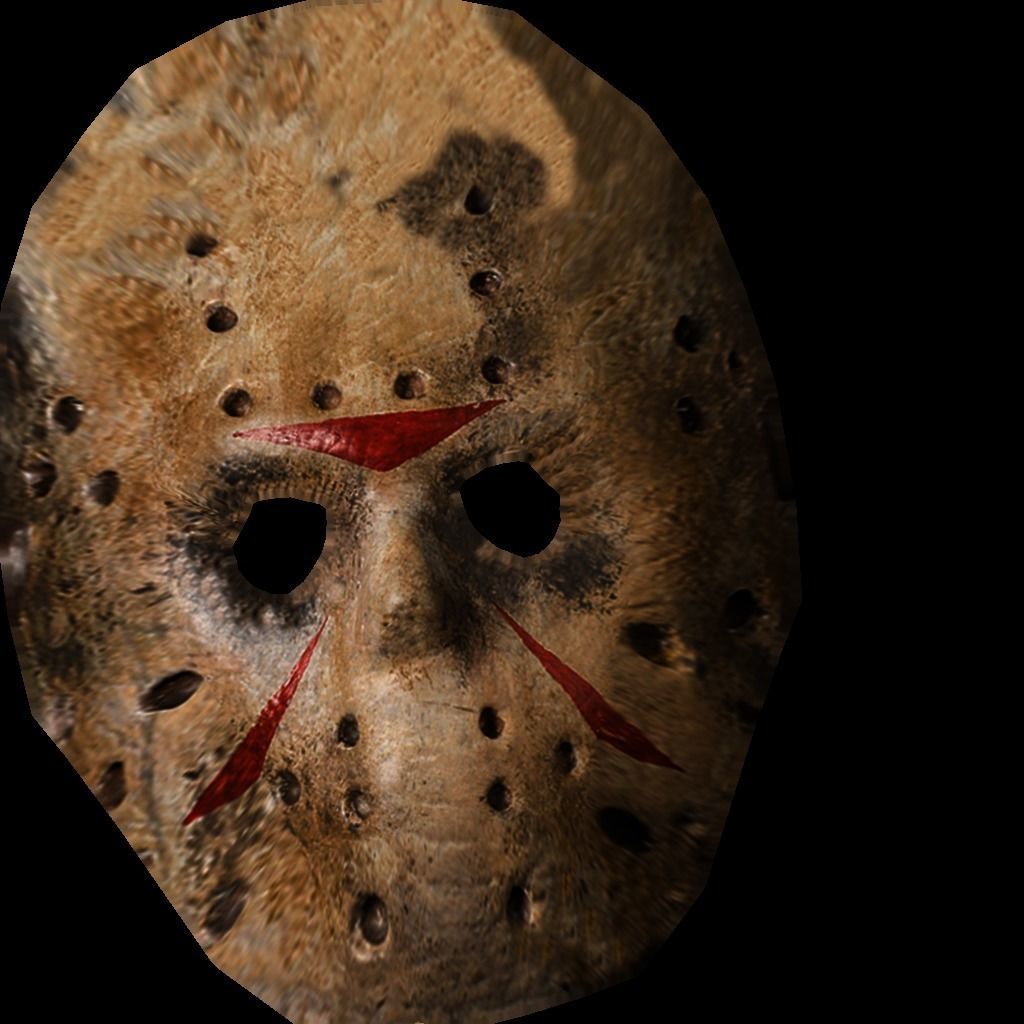 Jason Voorhes Mask Low-poly 3D model_5