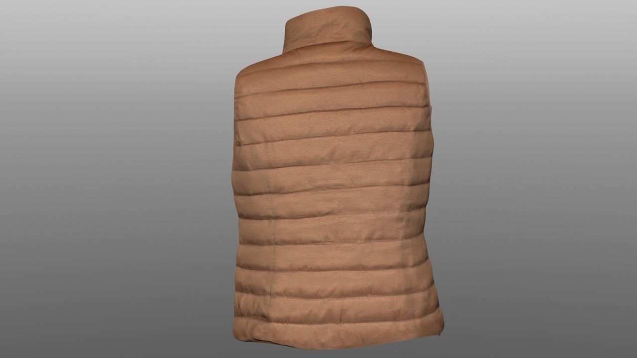 Vest 3D model Low-poly 3D model_6