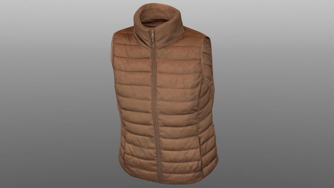 Vest 3D model Low-poly 3D model