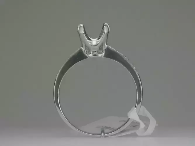 JEWELRY ENGAGEMENT RING STL FILE FOR DOWNLOAD AND PRINT- CB2