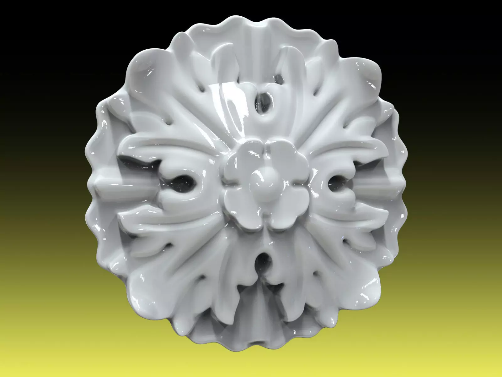 Rosette 006 3D print model_0