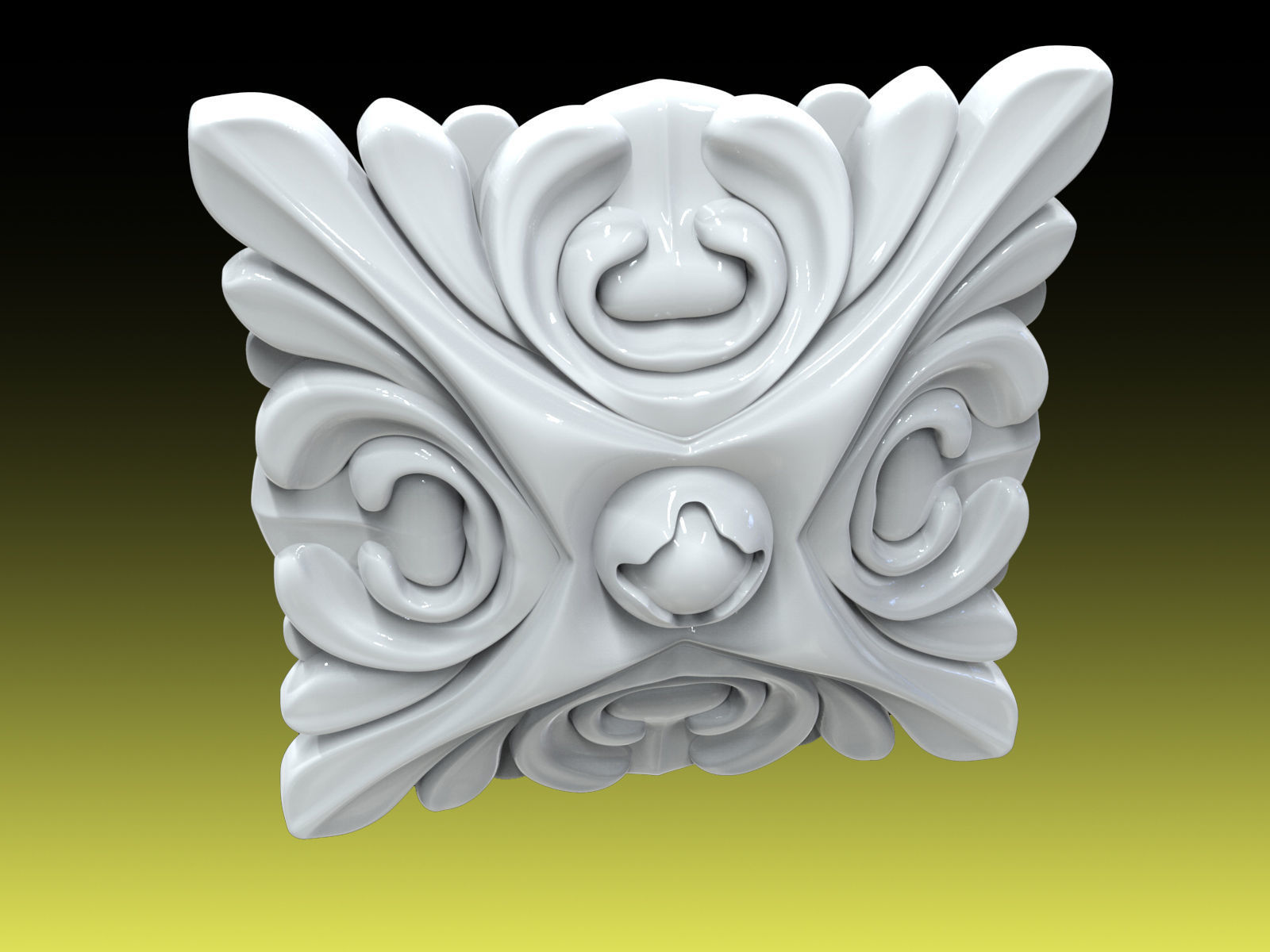 Rosette 008 3D print model_2
