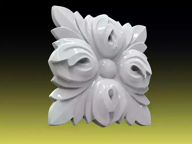 Rosette 009 3D print model