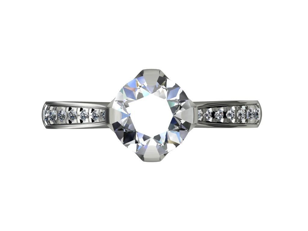 JEWELRY ENGAGEMENT RING STL FILE FOR DOWNLOAD AND PRINT- CC2 A 3D print model_5