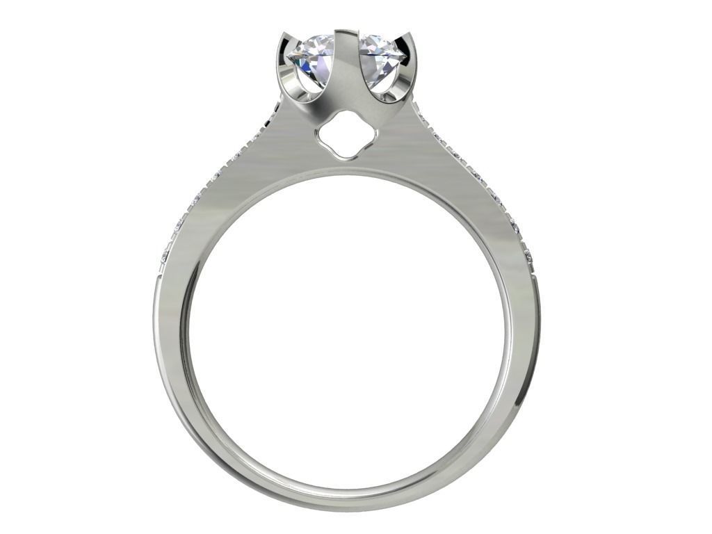 JEWELRY ENGAGEMENT RING STL FILE FOR DOWNLOAD AND PRINT- CC2 A 3D print model_2