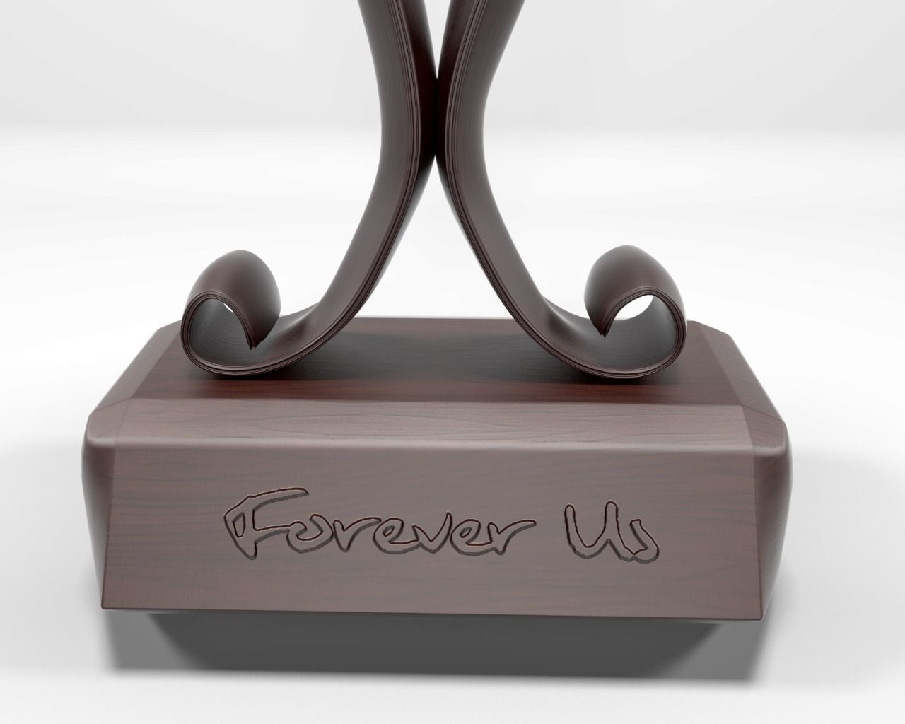 The Kiss Wood Version 3D model_3