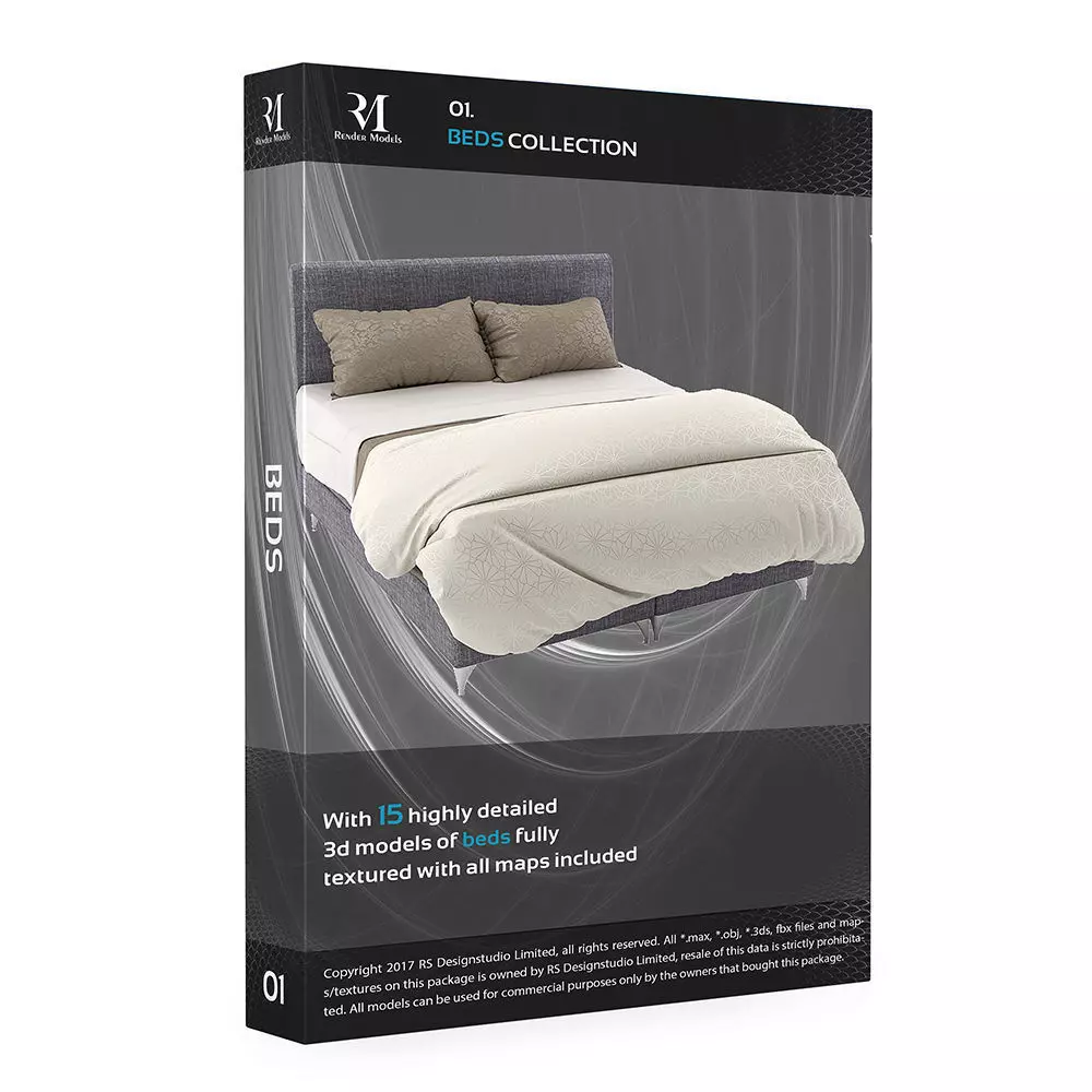 Beds Volumepack 3D model_0