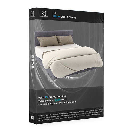 Beds Volumepack 3D model