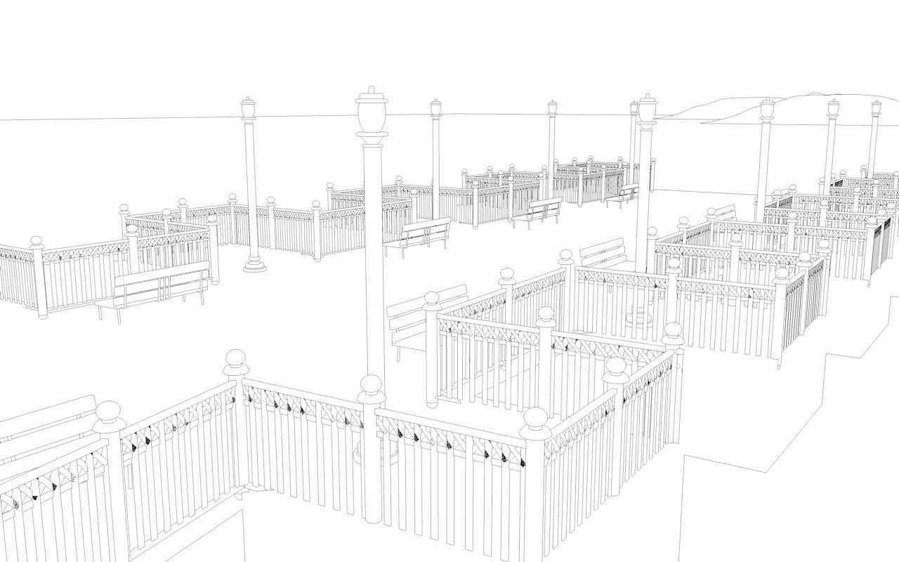 sunset shore Free low-poly 3D model_5