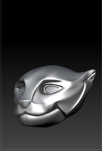 pantera head  3D print model