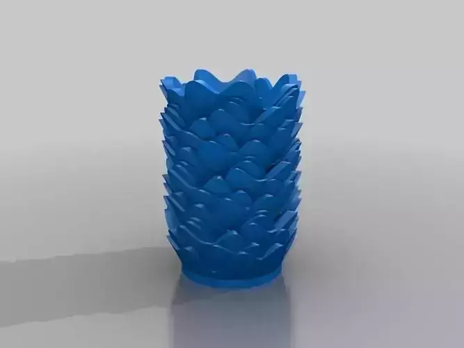 Leaf Vase Free 3D print model