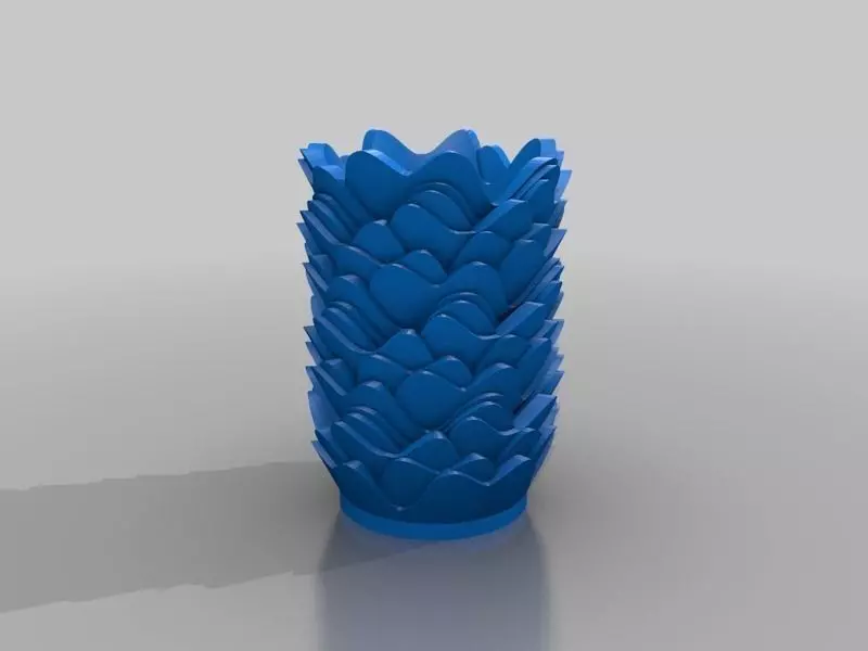Leaf Vase Free 3D print model