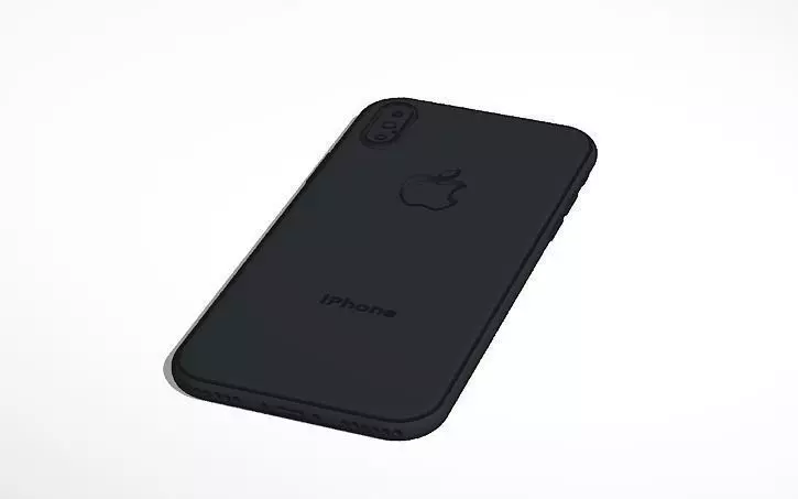 iPhone X xr case mockup 3D print model_0