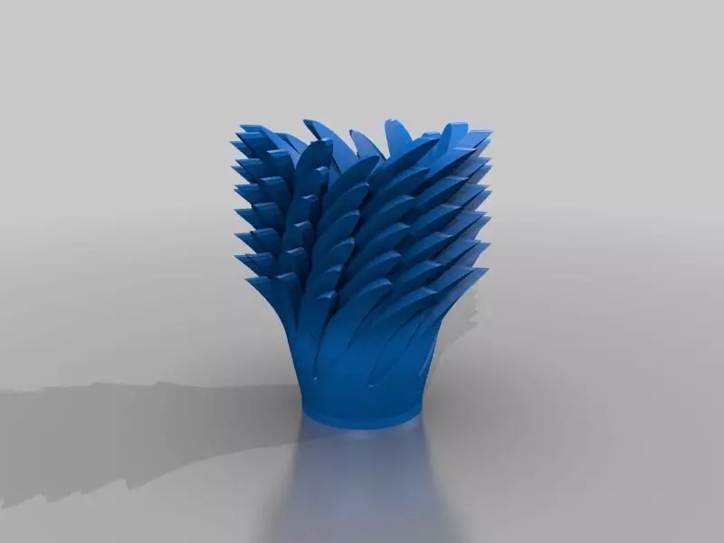 Leaf Vase Free 3D print model