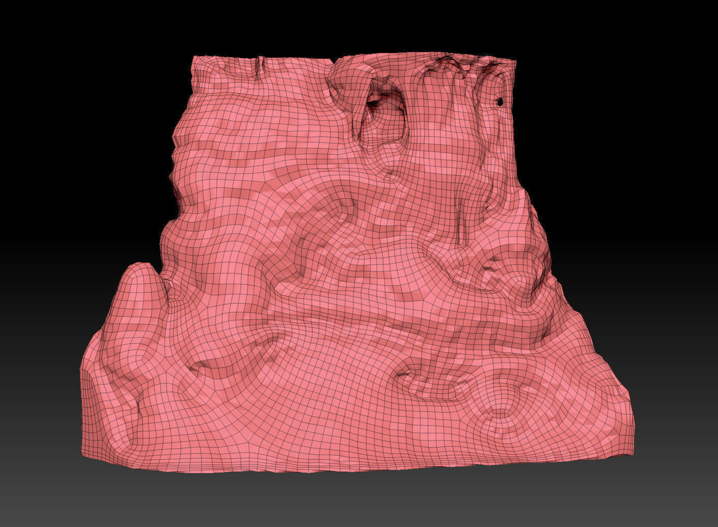 Stalactites Stalagmites Pillar 3D Scanned Asset Low-poly 3D model_4