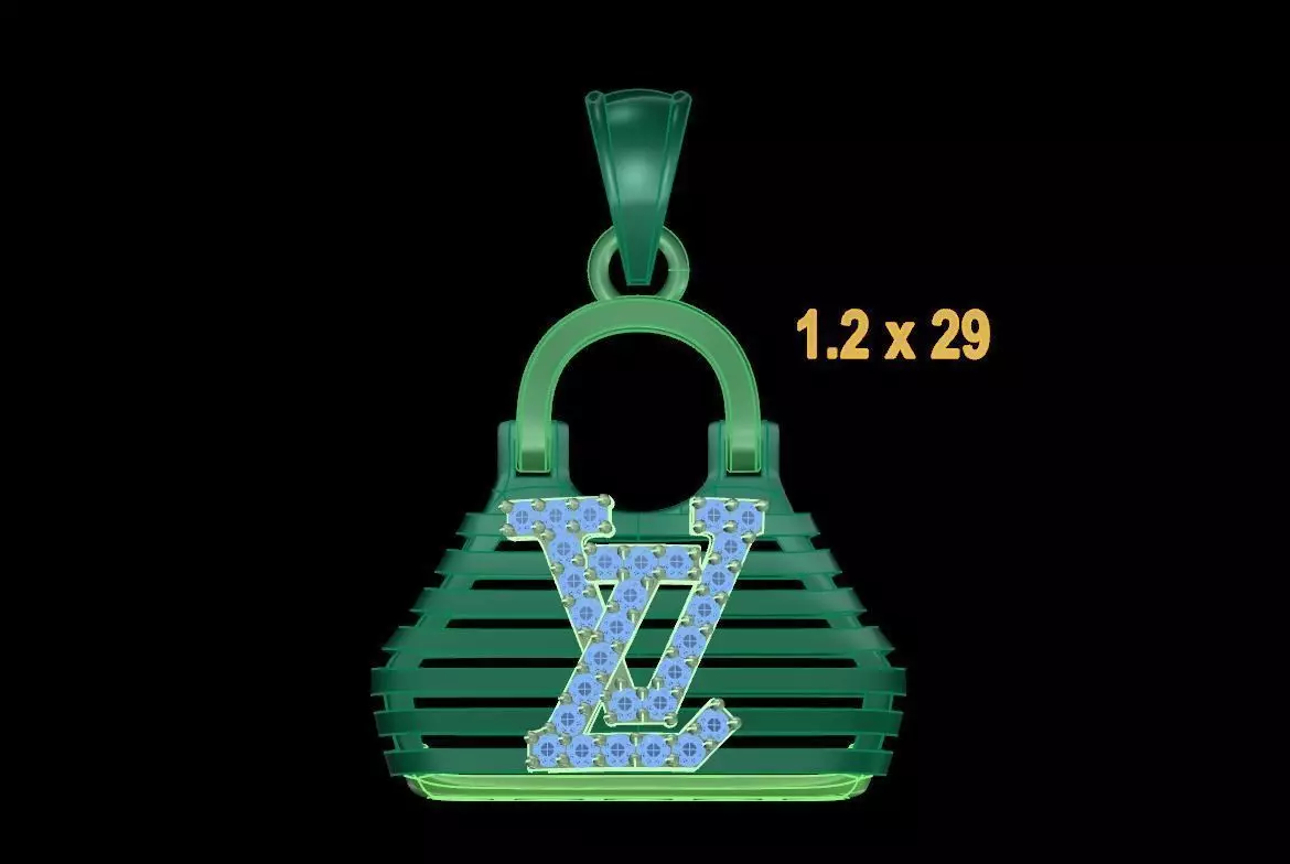 PENDANT BAG 3D print model_0