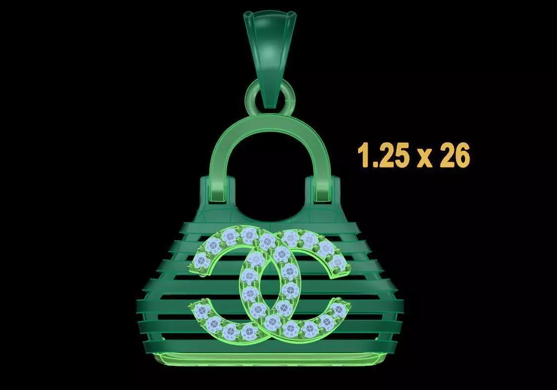 PENDANT BAG 2 3D print model_0