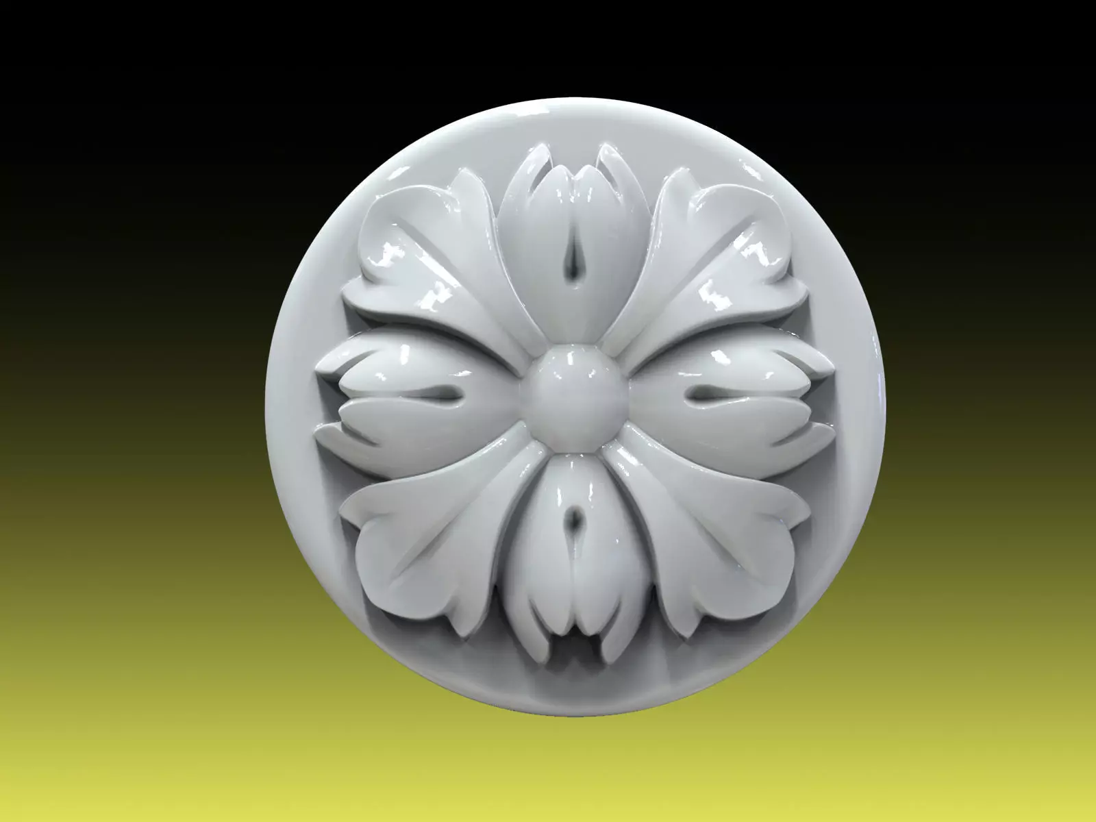 Rosette 012 3D print model