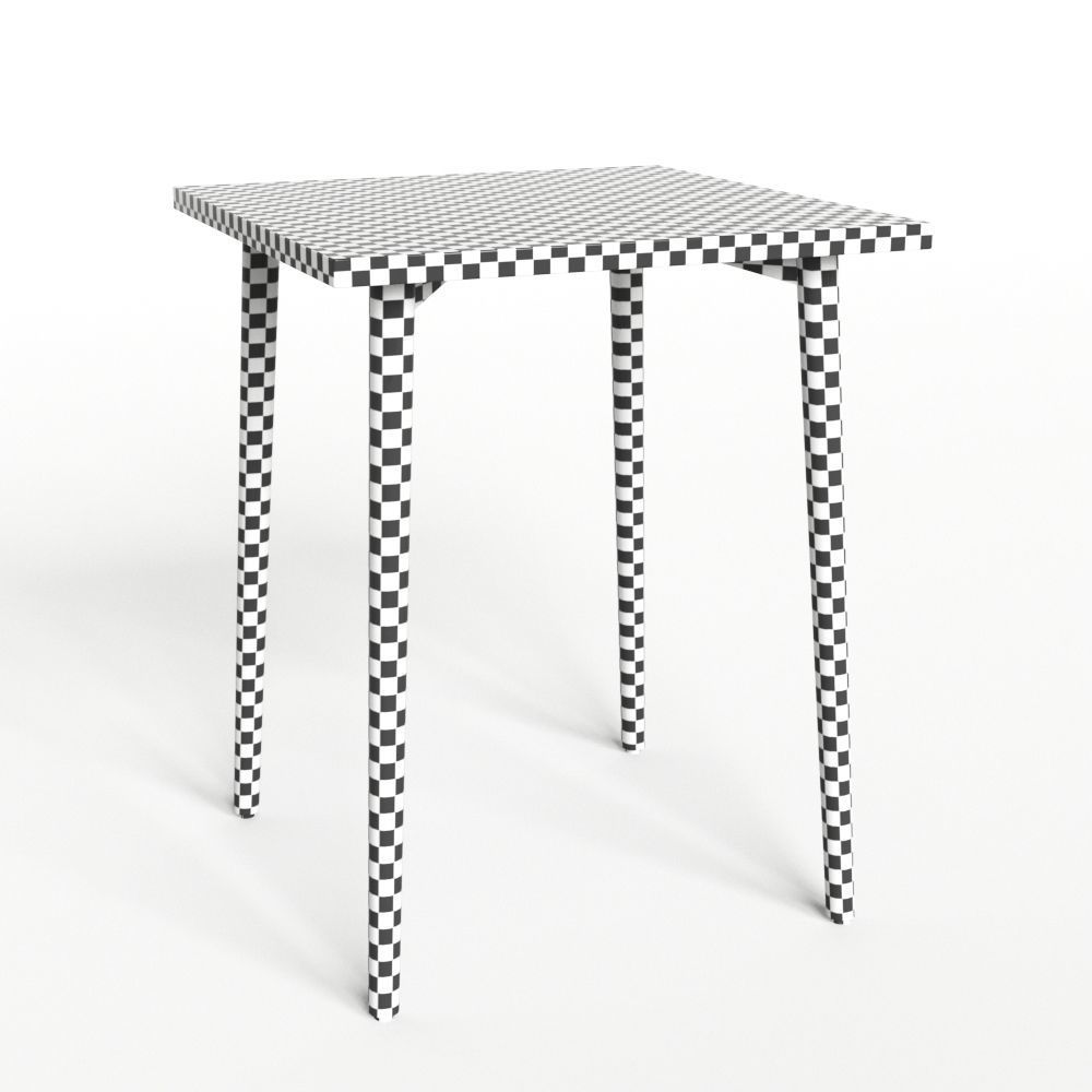PROTOCOL AM860 MITRA square dining table 3D model_1
