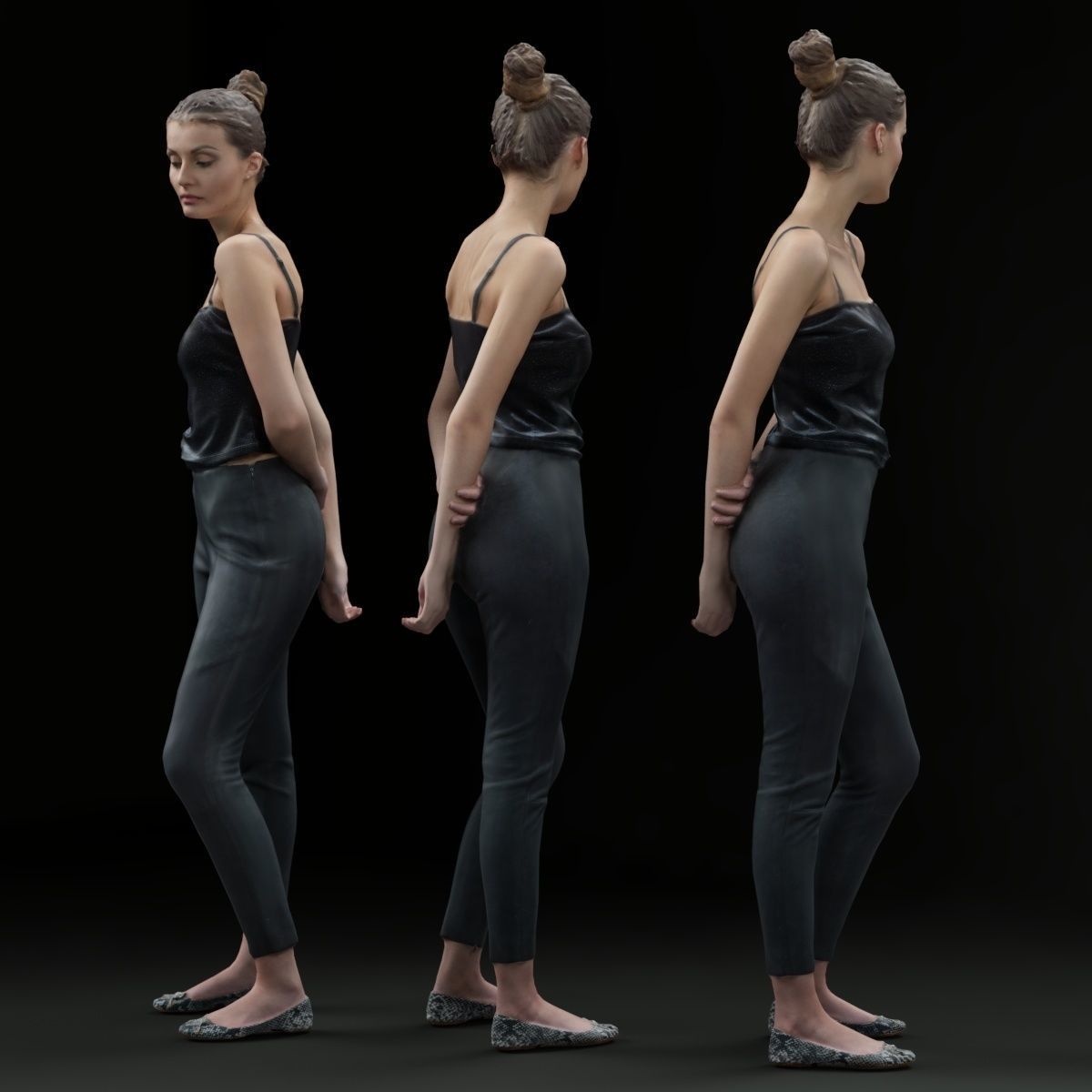 16 Fashion Girls Scan Vol 1 Low-poly 3D model_81
