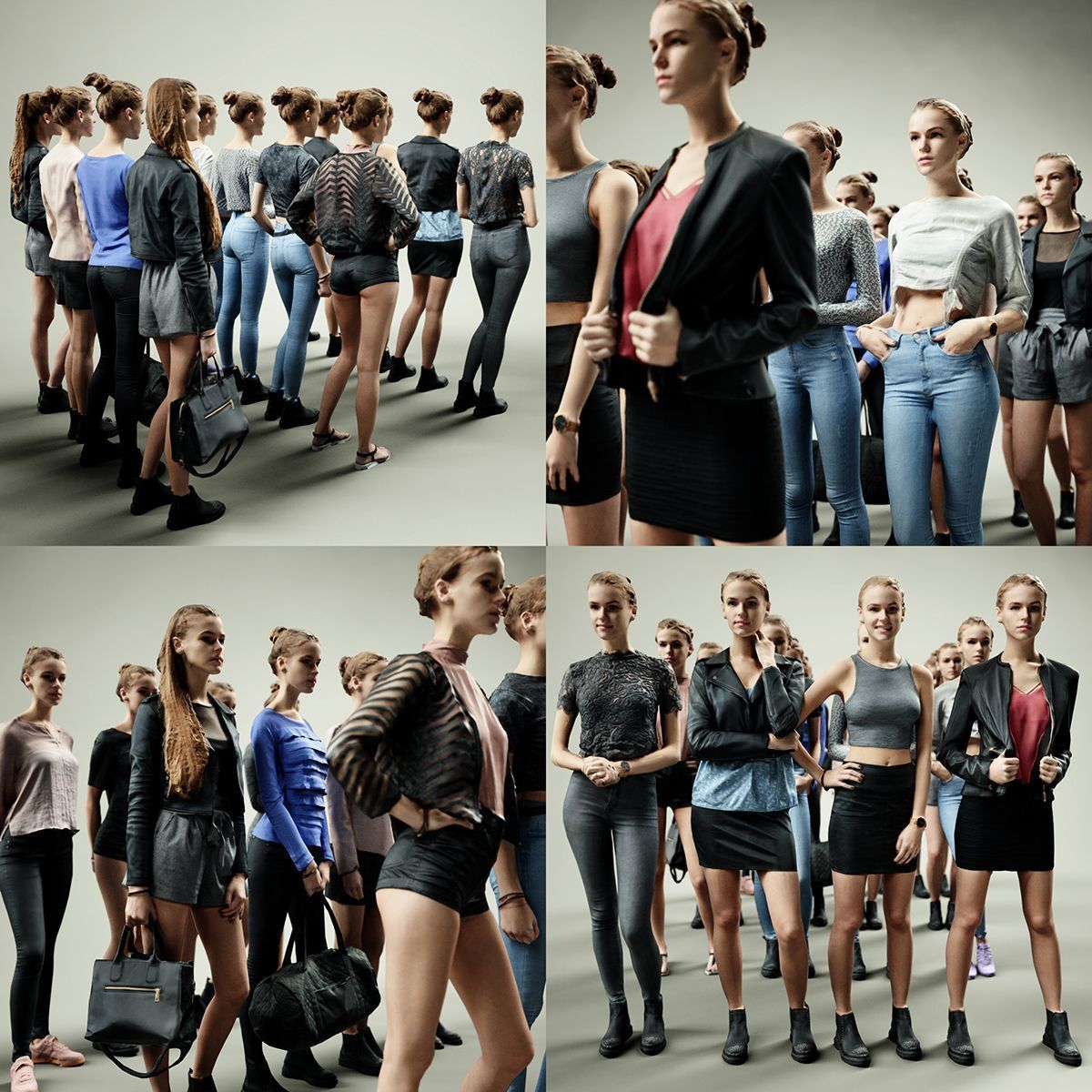 16 Fashion Girls Scan Vol 2 Low-poly 3D model_5