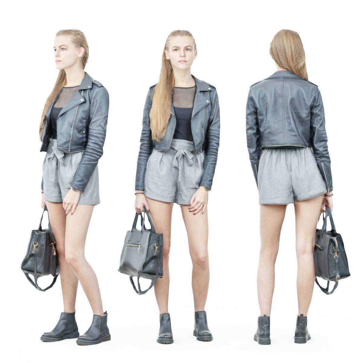 16 Fashion Girls Scan Vol 2 Low-poly 3D model_111