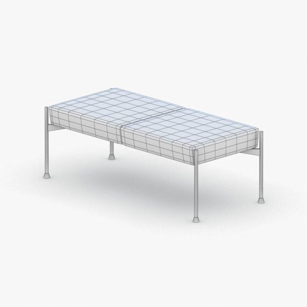 1338 - Office Table Low-poly 3D model_2