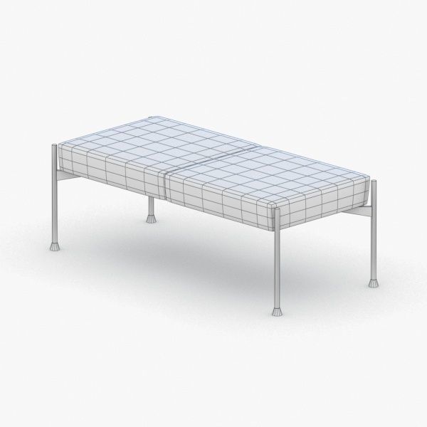 1338 - Office Table Low-poly 3D model_3