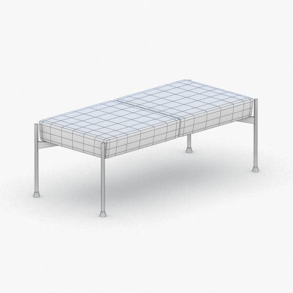 1338 - Office Table Low-poly 3D model_4