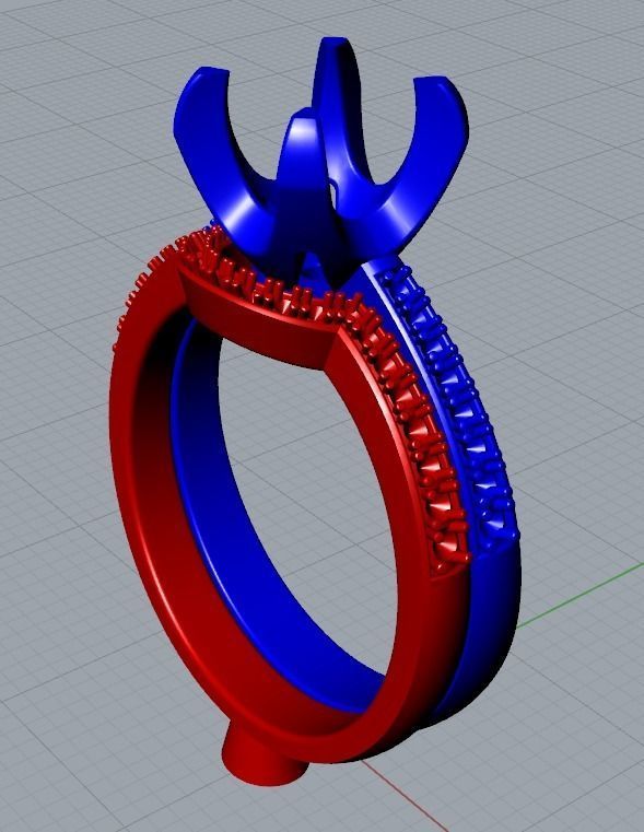 JEWELRY 3D BRIDAL SET STL FILE FOR DOWNLOAD AND PRINT- CC5B 3D print model_3