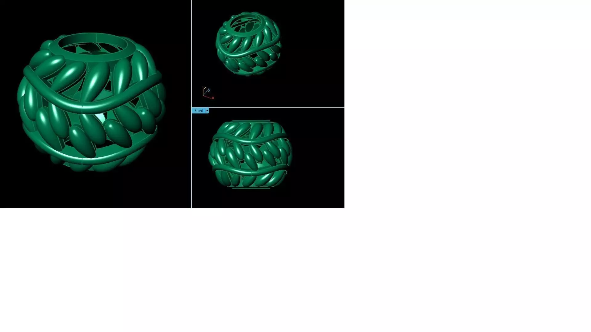 CHARM ball with different lights 3D print model_0