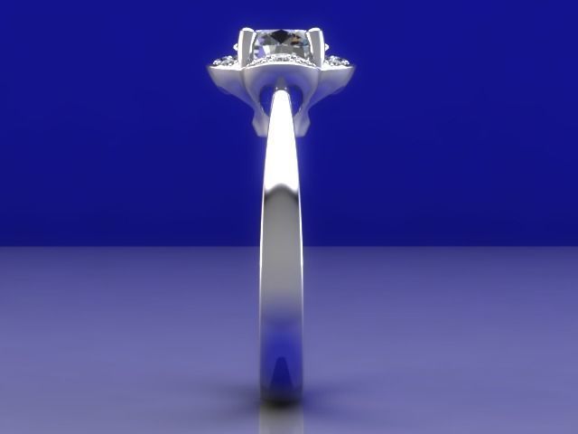 JEWELRY ENGAGEMENT RING STL FILE FOR DOWNLOAD AND PRINT- CC8 3D print model_3