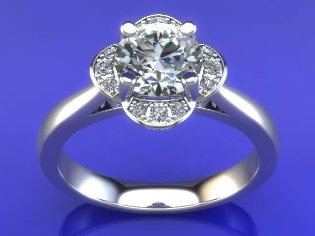 JEWELRY ENGAGEMENT RING STL FILE FOR DOWNLOAD AND PRINT- CC8 3D print model_0