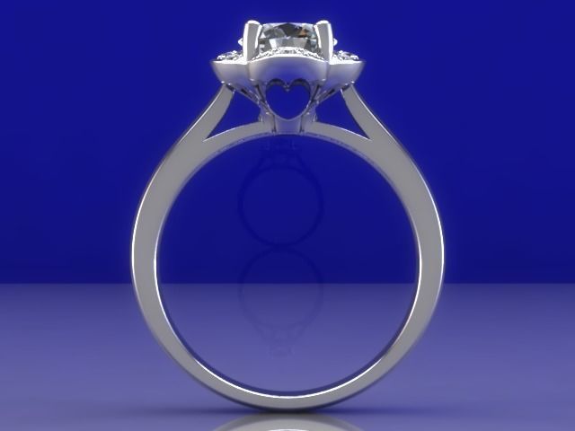 JEWELRY ENGAGEMENT RING STL FILE FOR DOWNLOAD AND PRINT- CC8 3D print model_4