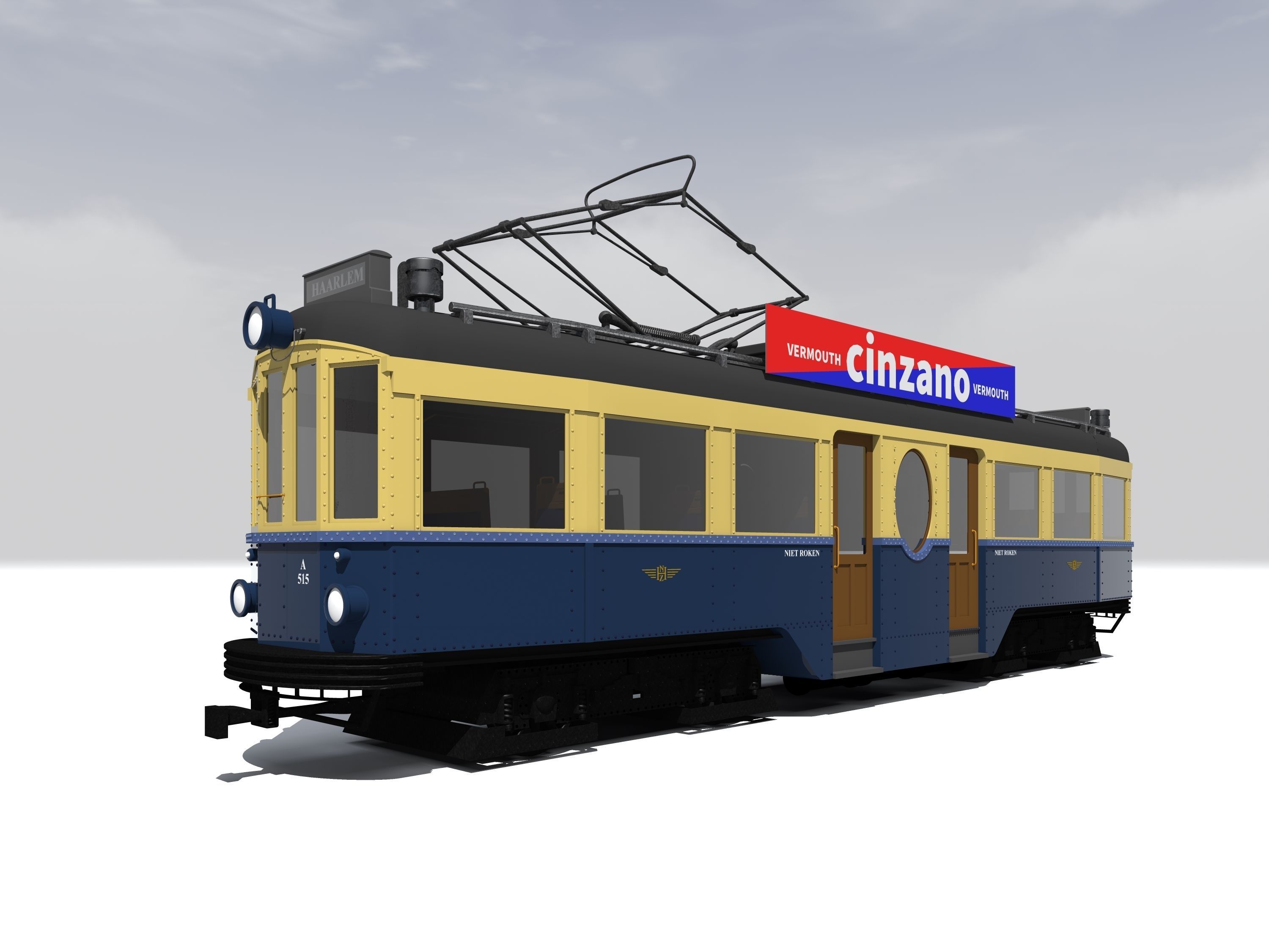 Boedapester or blue train 3D model_1