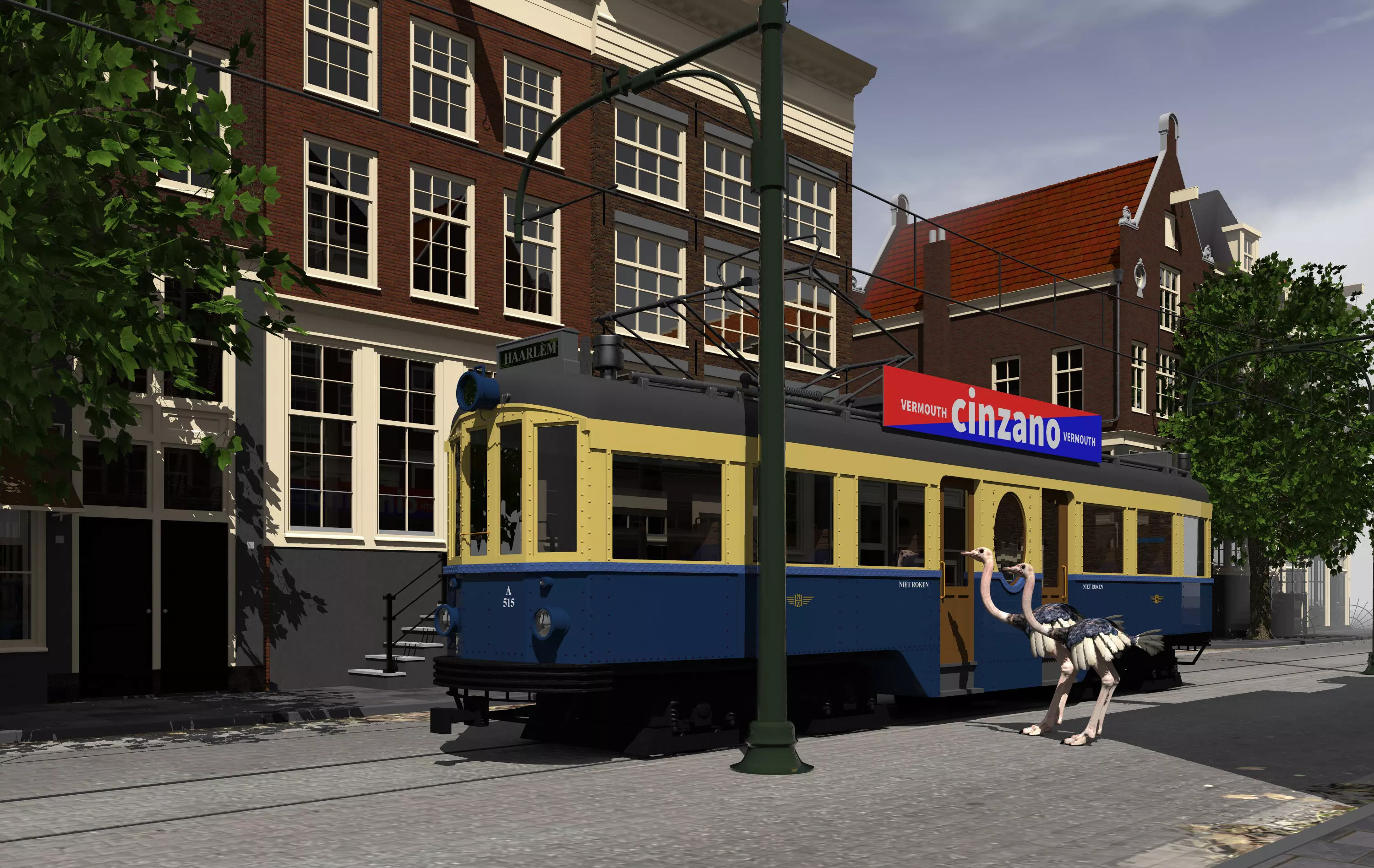 Boedapester or blue train 3D model_0