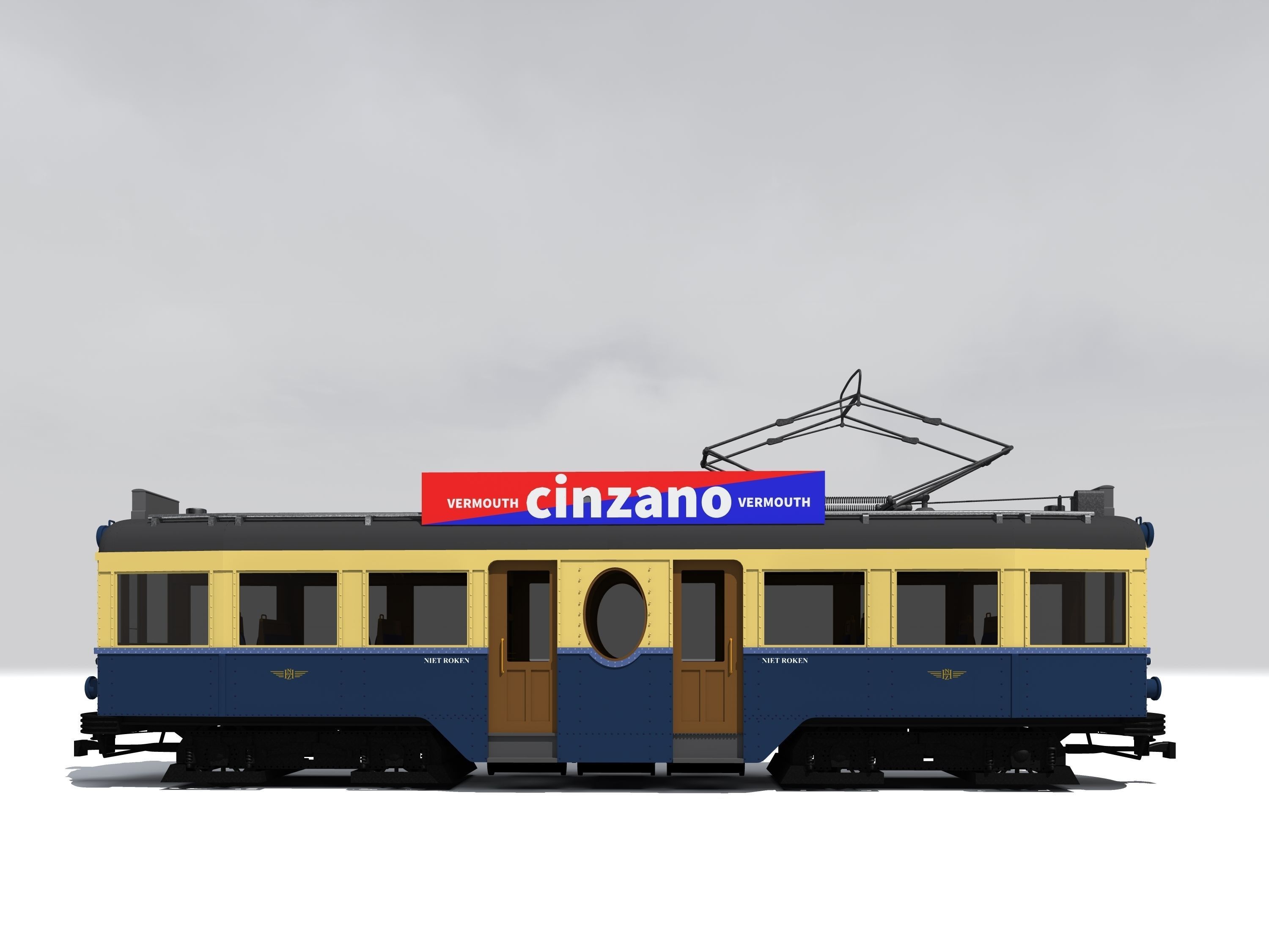 Boedapester or blue train 3D model_6