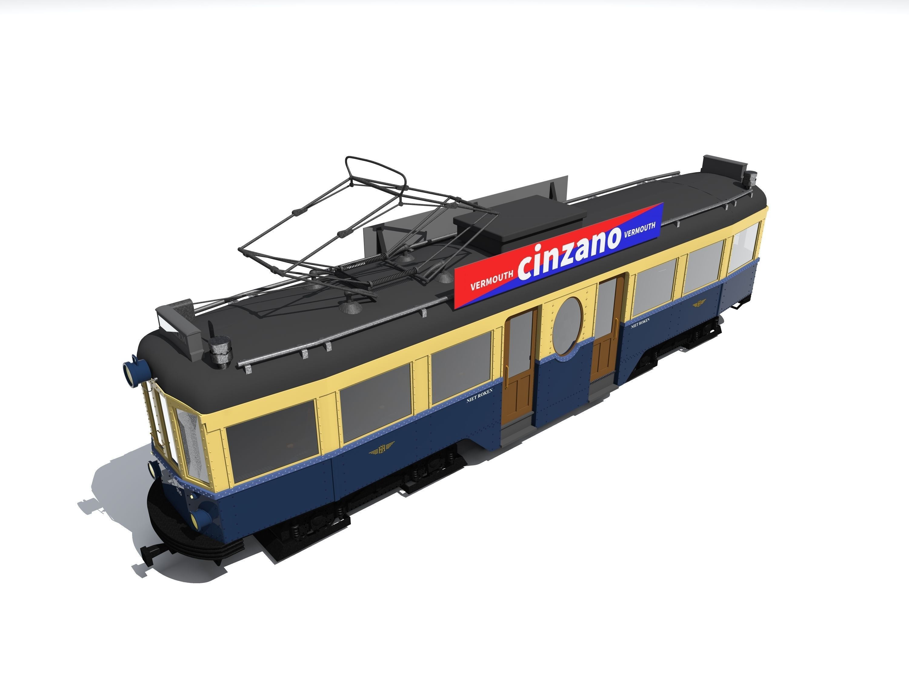 Boedapester or blue train 3D model_7