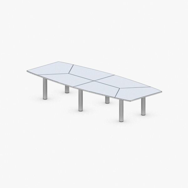 1347 - Office Table Low-poly 3D model_1