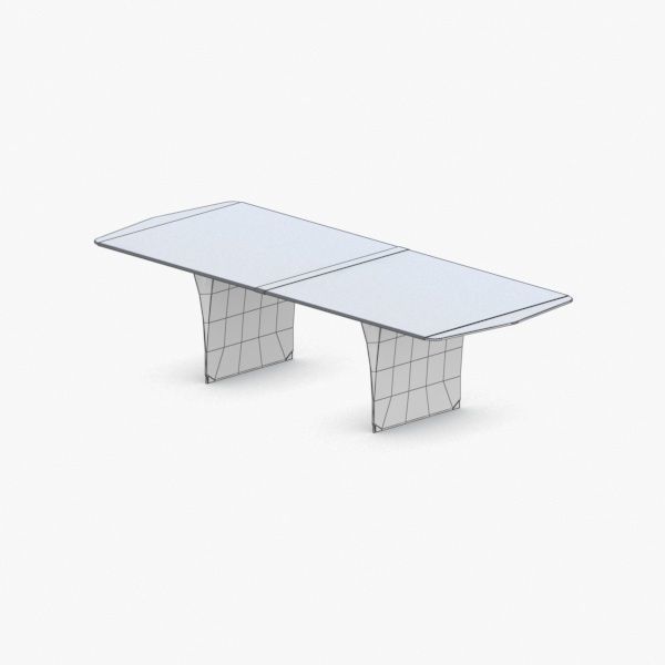 1348 - Office Table Low-poly 3D model_3