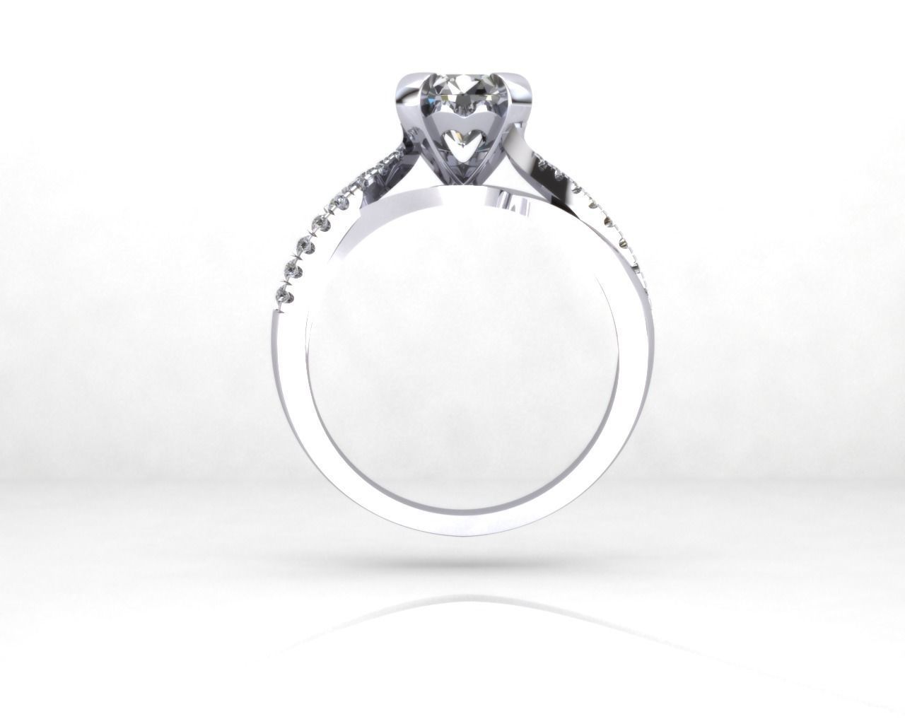 JEWELRY ENGAGEMENT RING STL FILE FOR DOWNLOAD AND PRINT- CC9 3D print model_5