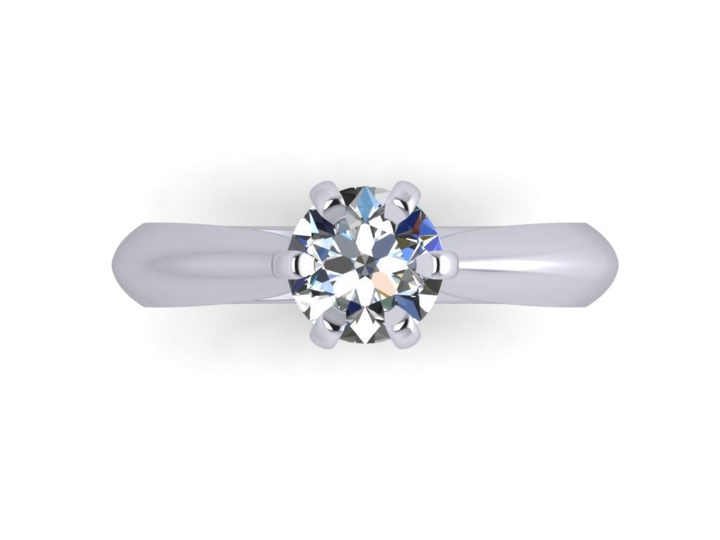 JEWELRY ENGAGEMENT RING STL FILE FOR DOWNLOAD AND PRINT- CC10 3D print model_3