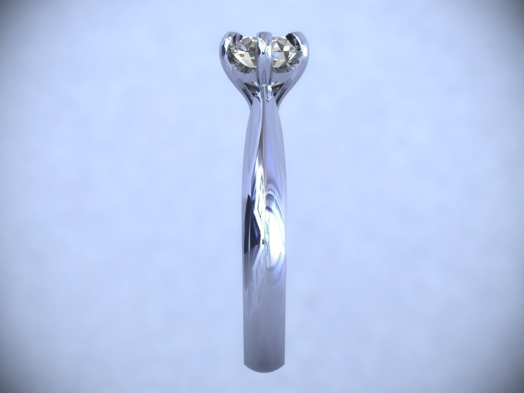 JEWELRY ENGAGEMENT RING STL FILE FOR DOWNLOAD AND PRINT- CC10 3D print model_5