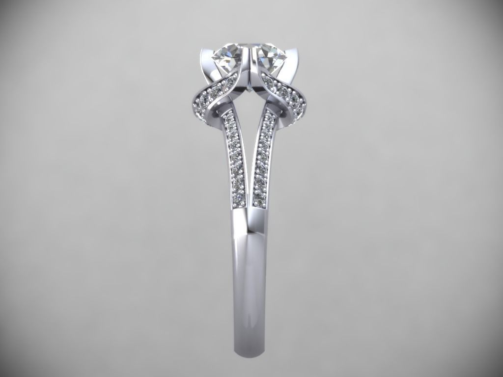 JEWELRY ENGAGEMENT RING STL FILE FOR DOWNLOAD AND PRINT- CC15 3D print model_8