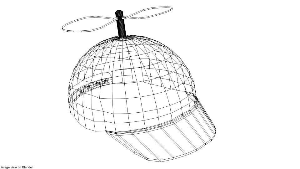 Hat - Beanie 3D model_3