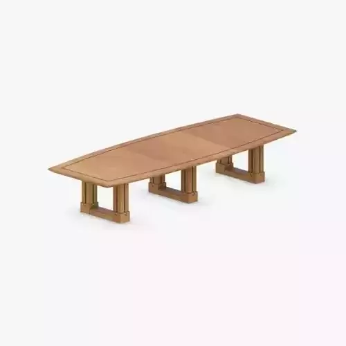 1354 - Office Table Low-poly 3D model
