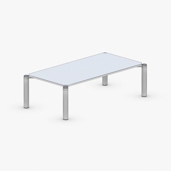 1358 - Office Table Low-poly 3D model_4