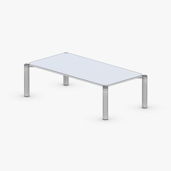 1358 - Office Table Low-poly 3D model_1