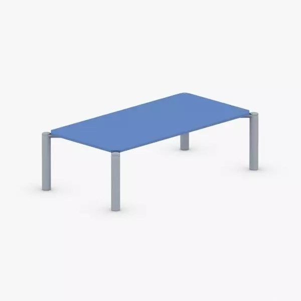 1358 - Office Table Low-poly 3D model_0